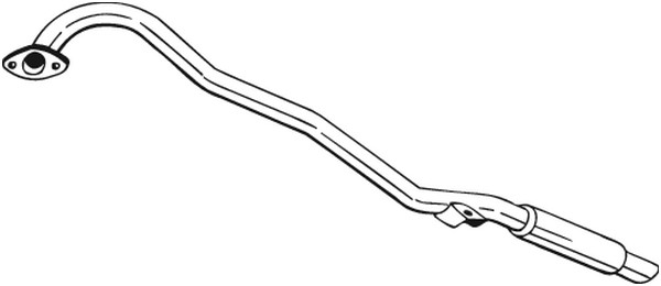 Bakre ljuddämpare Bosal 278-549 BOSAL