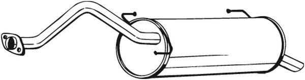 Bakre ljuddämpare Bosal 279-015 BOSAL