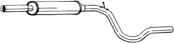 Mittenljuddämpare Bosal 279-119 BOSAL