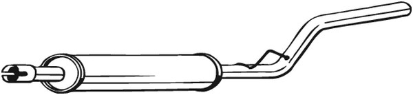 Mittenljuddämpare Bosal 279-313 BOSAL