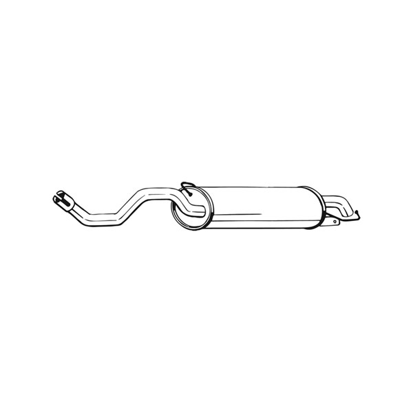 Bakre ljuddämpare Bosal 279-399 BOSAL