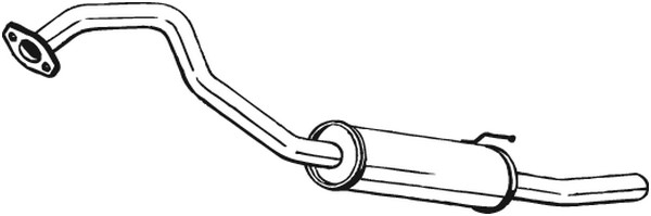 Bakre ljuddämpare Bosal 279-409 BOSAL
