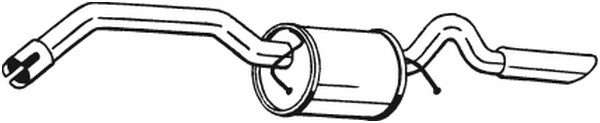 Bakre ljuddämpare Bosal 279-429 BOSAL