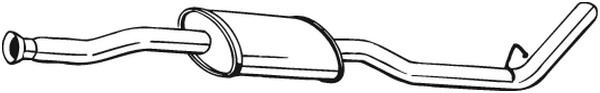 Mittenljuddämpare Bosal 279-711 BOSAL