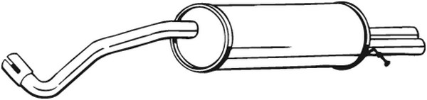 Bakre ljuddämpare Bosal 280-137 BOSAL