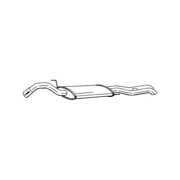 Bakre ljuddämpare Bosal 280-781 BOSAL