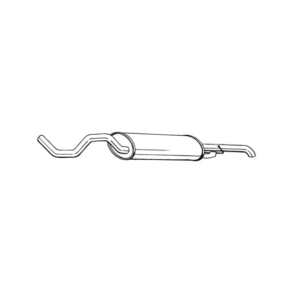 Bakre ljuddämpare Bosal 281-533 BOSAL