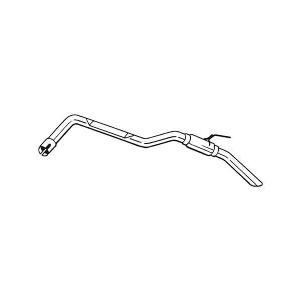 Bakre ljuddämpare Bosal 281-881 BOSAL