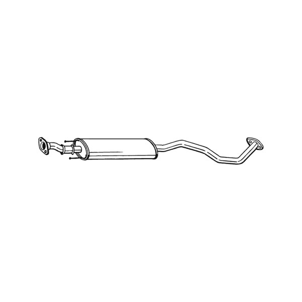 Mittenljuddämpare Bosal 281-889 BOSAL