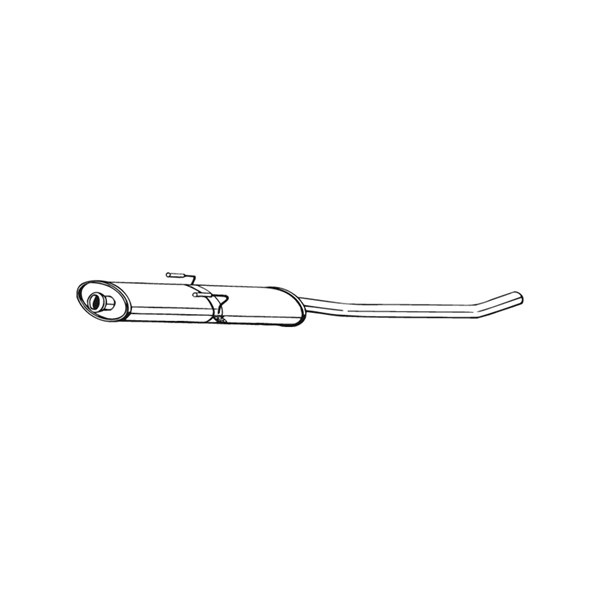 Mittenljuddämpare Bosal 282-059 BOSAL