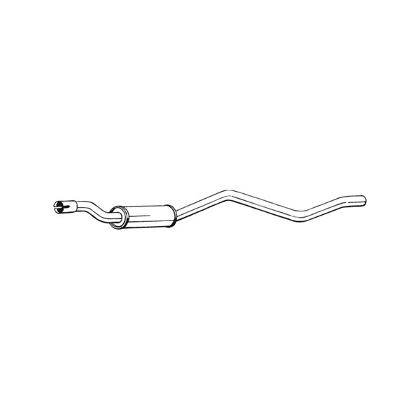 Mittenljuddämpare Bosal 282-531 BOSAL