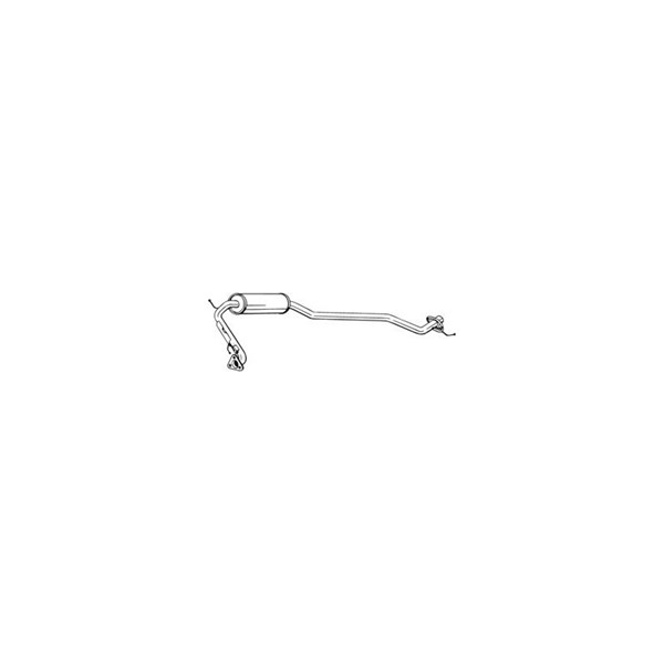 Mittenljuddämpare Bosal 282-739 BOSAL