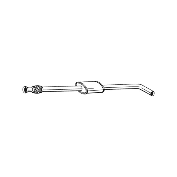 Mittenljuddämpare Bosal 282-825 BOSAL