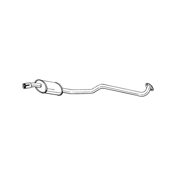 Mittenljuddämpare Bosal 282-829 BOSAL