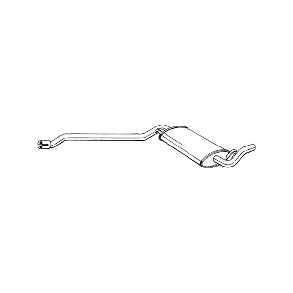 Mittenljuddämpare Bosal 283-015 BOSAL