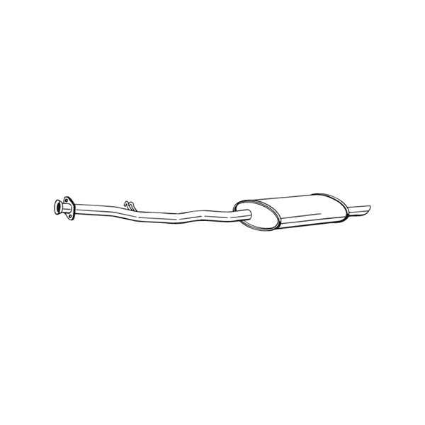 Bakre ljuddämpare Bosal 283-285 BOSAL