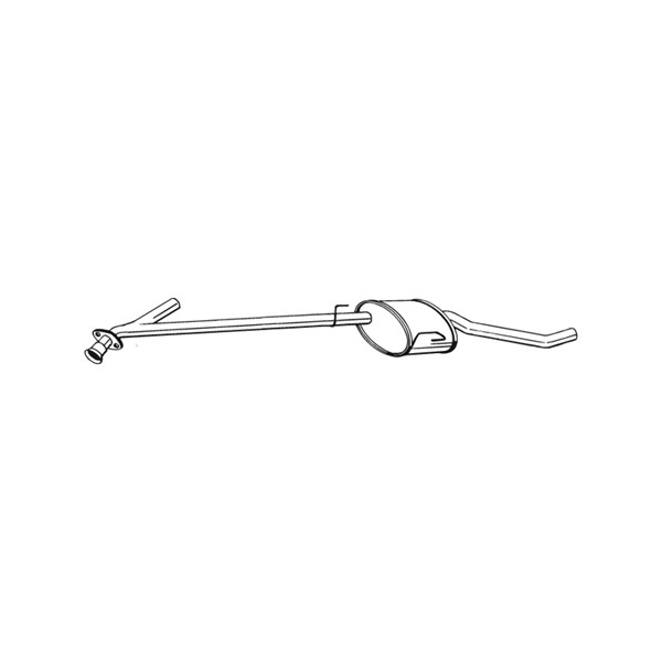 Mittenljuddämpare, Mitt till vänster Bosal 283-543 BOSAL