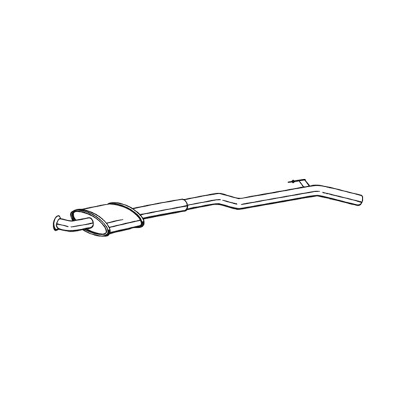 Mittenljuddämpare Bosal 283-551 BOSAL
