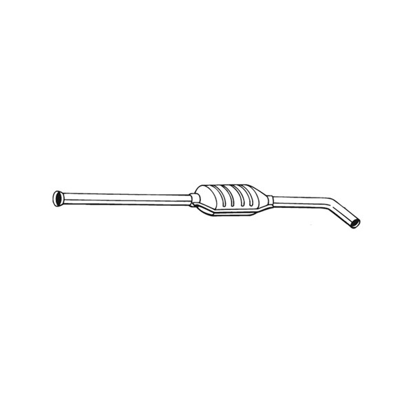 Mittenljuddämpare Bosal 283-567 BOSAL