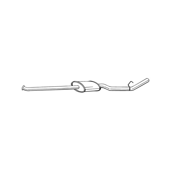 Mittenljuddämpare Bosal 284-079 BOSAL
