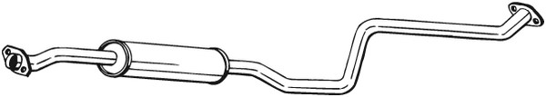 Mittenljuddämpare Bosal 284-141 BOSAL