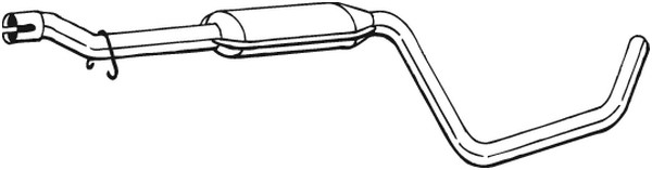 Mittenljuddämpare Bosal 284-261 BOSAL