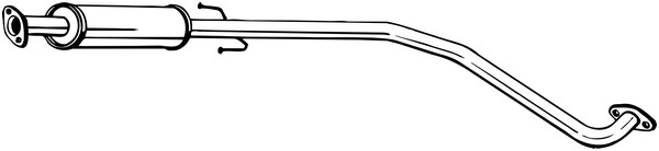 Mittenljuddämpare Bosal 284-337 BOSAL