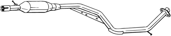 Mittenljuddämpare Bosal 284-393 BOSAL