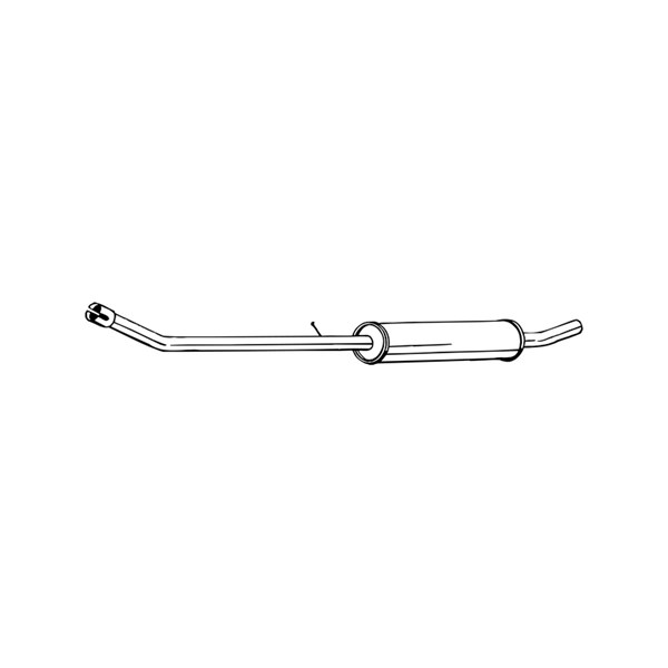 Mittenljuddämpare Bosal 284-637 BOSAL