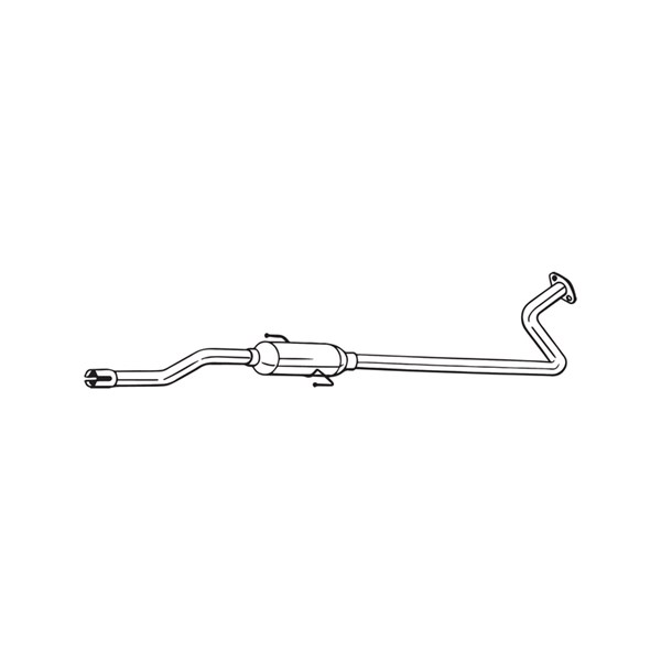 Mittenljuddämpare Bosal 284-701 BOSAL