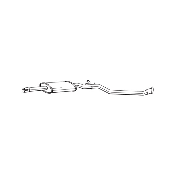 Mittenljuddämpare Bosal 284-703 BOSAL