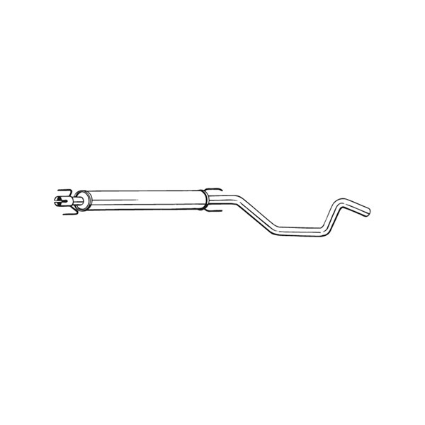 Mittenljuddämpare Bosal 285-121 BOSAL