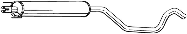Mittenljuddämpare Bosal 285-313 BOSAL