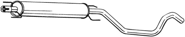 Mittenljuddämpare Bosal 285-423 BOSAL