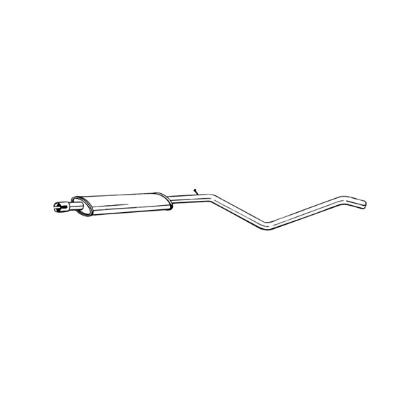 Mittenljuddämpare Bosal 285-455 BOSAL