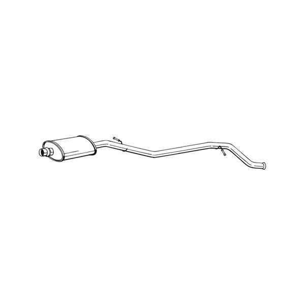 Mittenljuddämpare Bosal 286-075 BOSAL