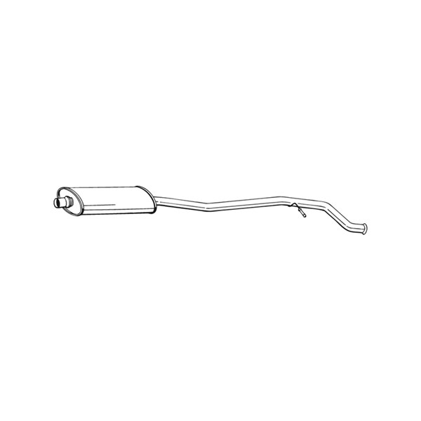 Mittenljuddämpare Bosal 286-077 BOSAL
