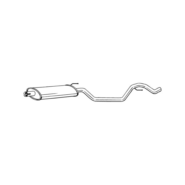 Mittenljuddämpare Bosal 286-099 BOSAL