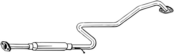 Mittenljuddämpare Bosal 286-125 BOSAL