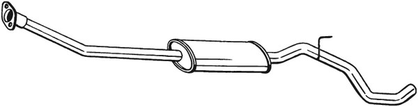 Mittenljuddämpare Bosal 286-277 BOSAL