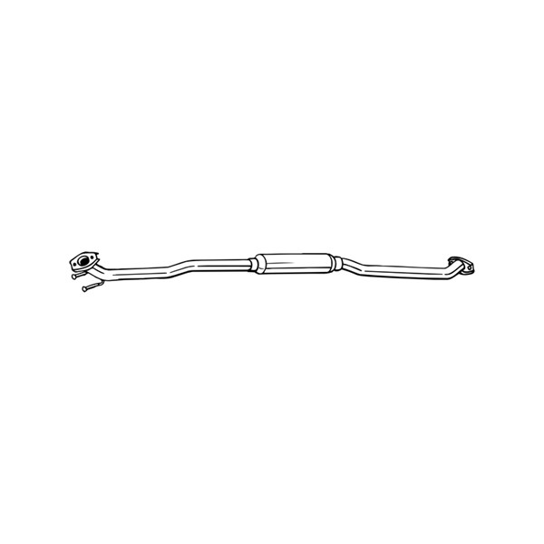 Mittenljuddämpare Bosal 286-495 BOSAL