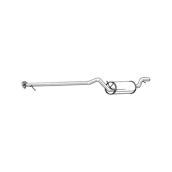 Mittenljuddämpare Bosal 287-077 BOSAL