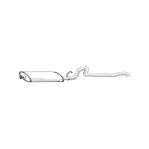 Bakre ljuddämpare Bosal 287-183 BOSAL