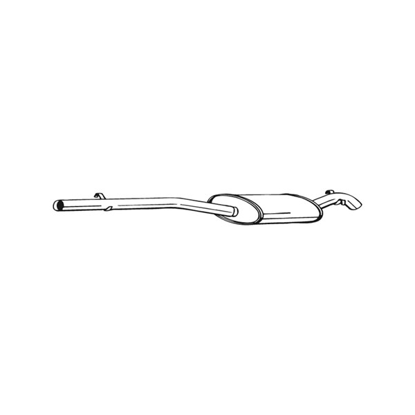 Bakre ljuddämpare Bosal 287-195 BOSAL