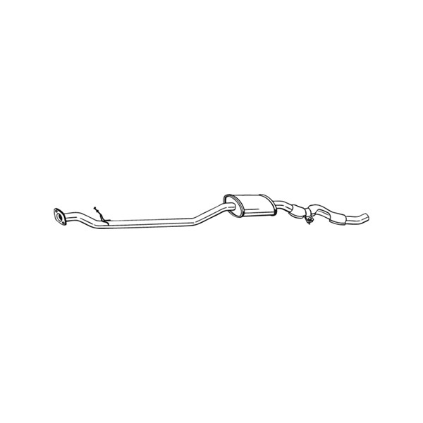 Mittenljuddämpare Bosal 287-237 BOSAL