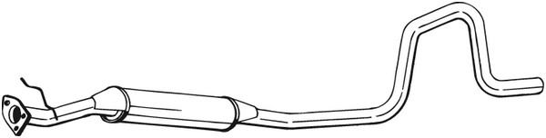 Mittenljuddämpare Bosal 287-431 BOSAL