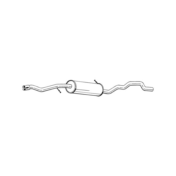 Mittenljuddämpare Bosal 288-507 BOSAL