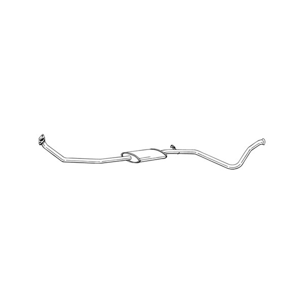 Mittenljuddämpare Bosal 291-891 BOSAL