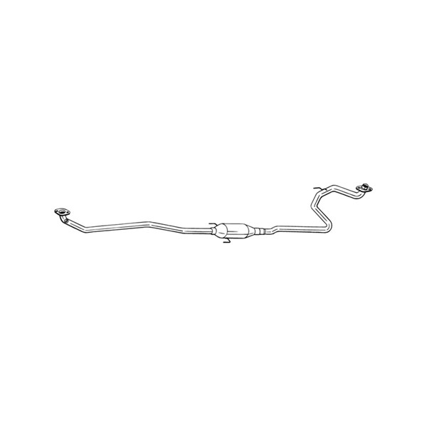 Mittenljuddämpare Bosal 293-043 BOSAL
