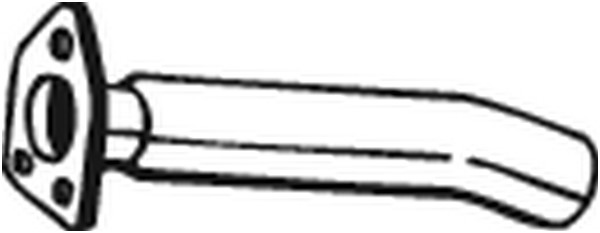 Avgasrör, Bak Bosal 339-157 BOSAL